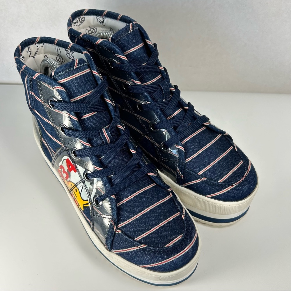 Disney Donald Duck Platform Lace Up Sneaker Shoes Call It Spring; Women’s Sz 7.5 - Picture 8 of 16